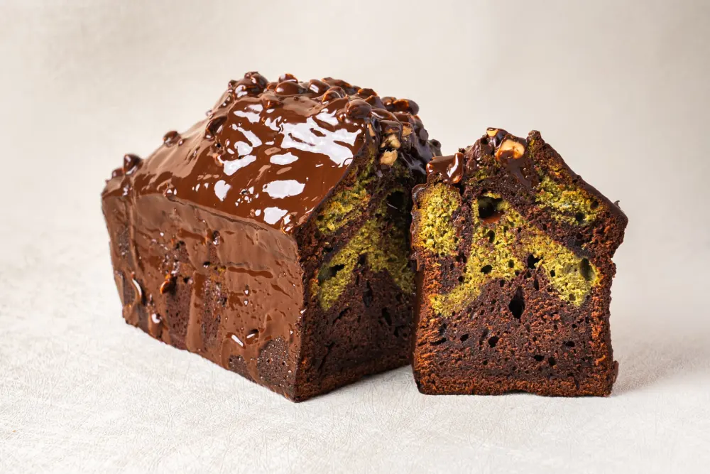 Chocolate & pistachio loaf
